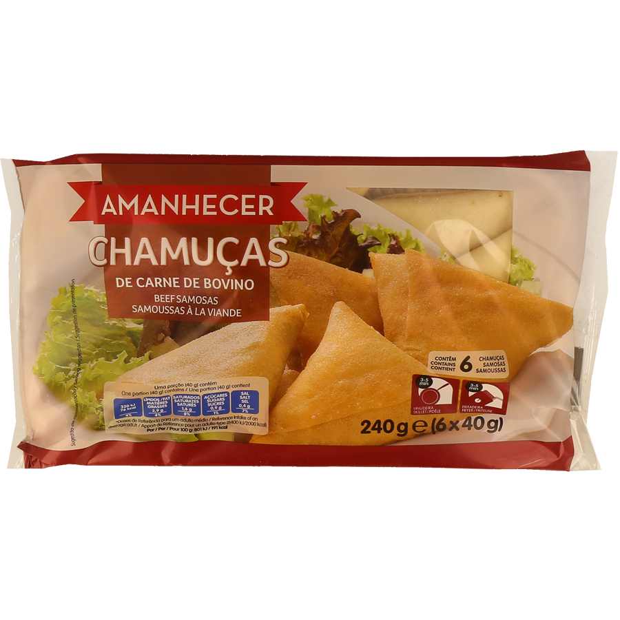 CHAMUCAS CARNE AMANH.C/6 240GR