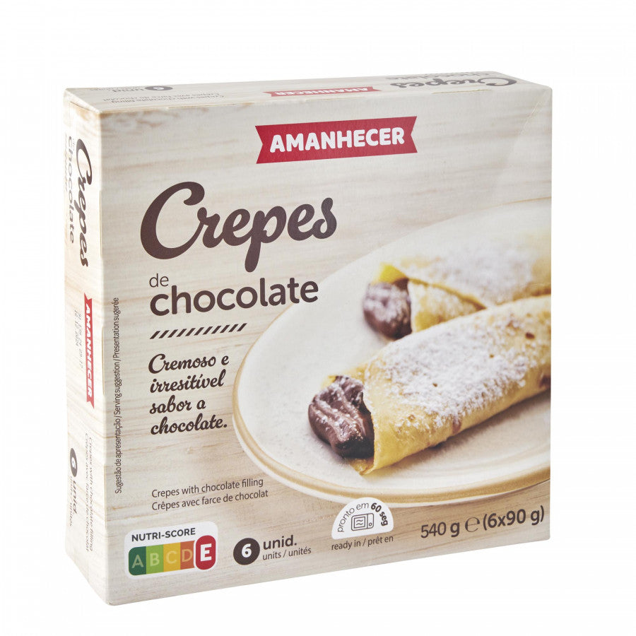 CREPES DE CHOCOLATE AMANHECER(6X90) 540G