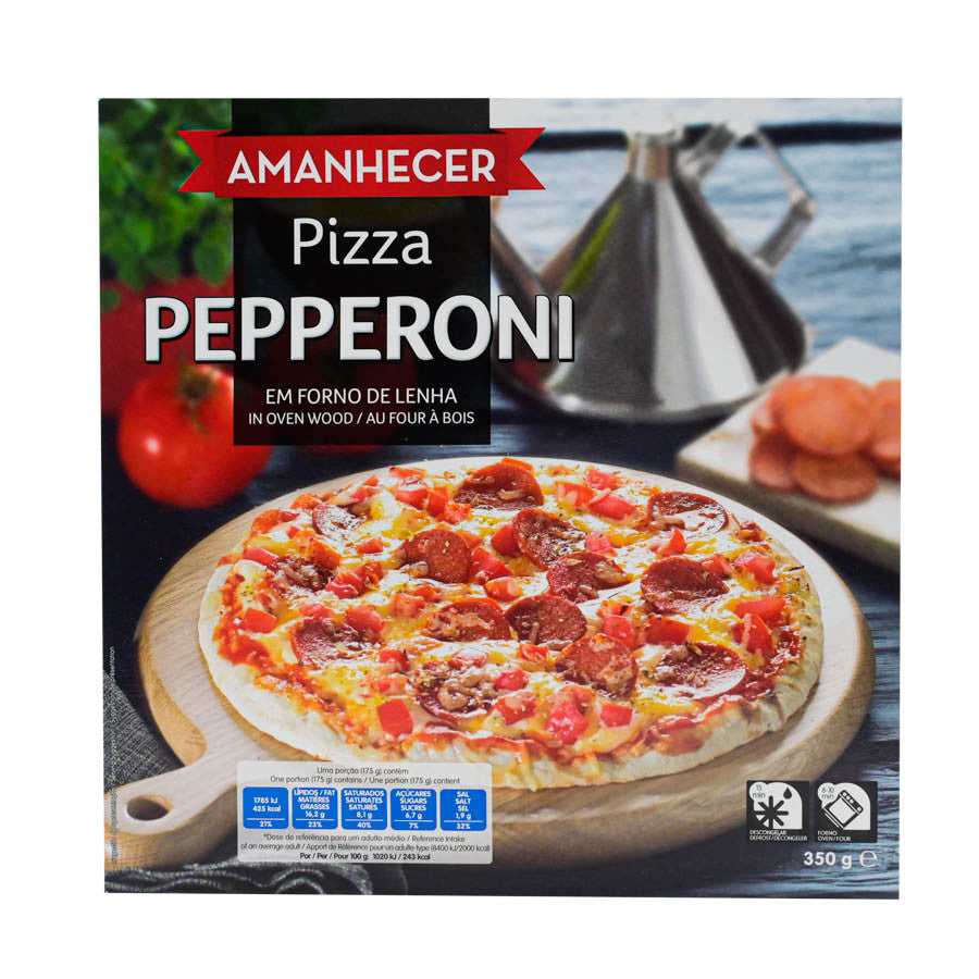 PIZZA PEPERONI F.LENHA AMANHECER 350 GRS